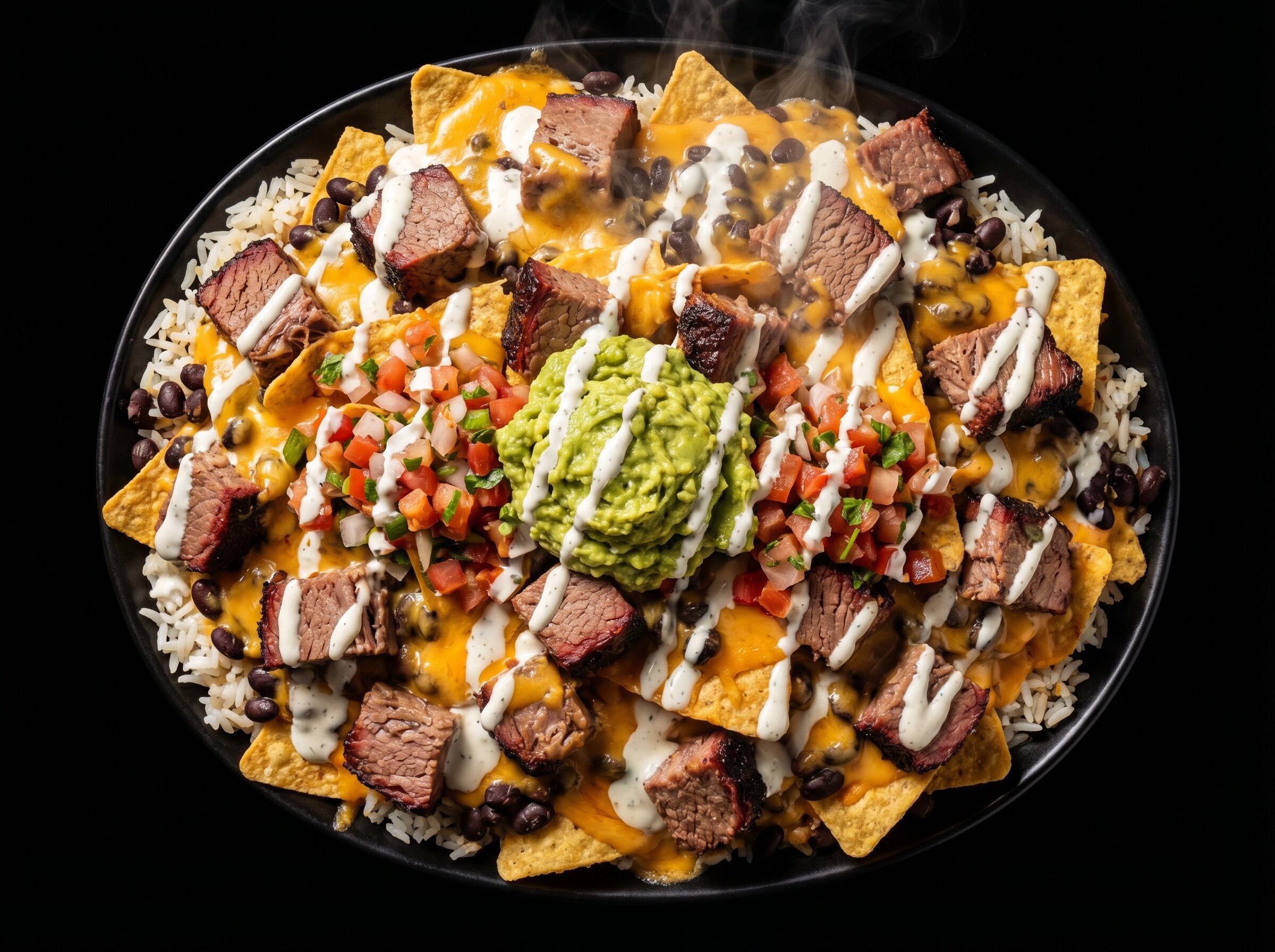 Fully Loaded Brisket Nachos